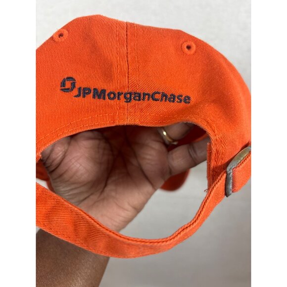 2002 US Open Tennis Orange Baseball Cap Adjustable Strap Back - Picture 3 of 5